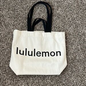 lululemon Double Handle Canvas Tote Bag